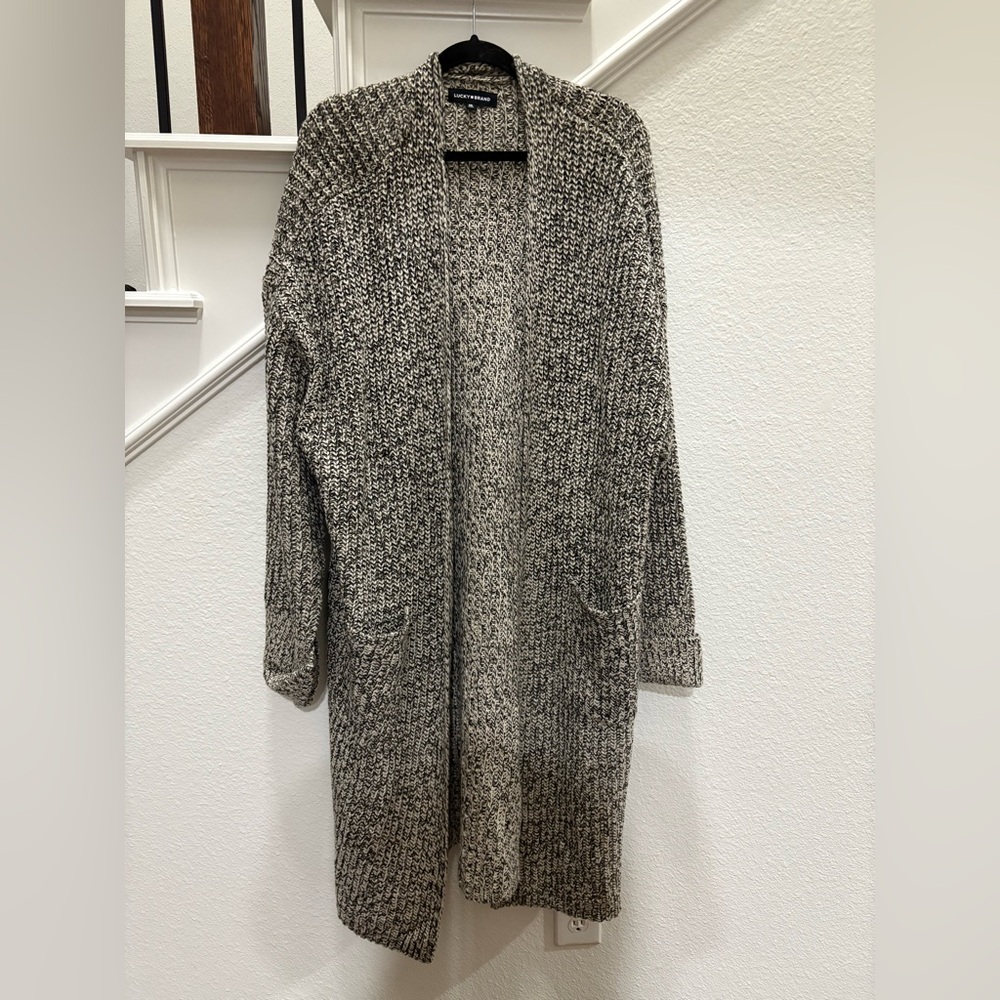 NWT Lucky Brand Chunky Knitted Long Cardigan